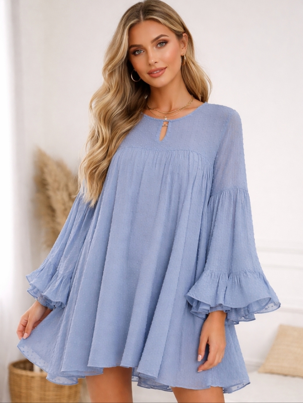 Elegant Blue Dress